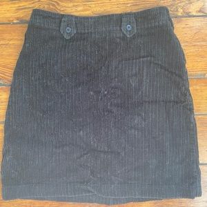 Eddie Bauer high-waist corduroy skirt!